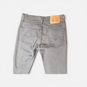 Levi's 511 Slim Fit Vintage Gray Denim Jeans Men's 30x32 Retro Street Style